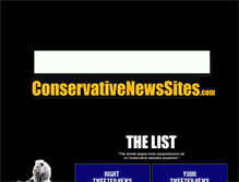 Tablet Screenshot of conservativenewssites.com